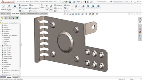 design sheet metal machined and plastic parts using cad tools|sheet metal design software.